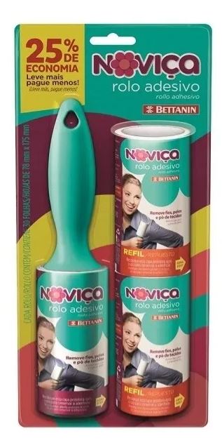 Rolo Adesivo Fit Noviça + 2 refis - e - dona