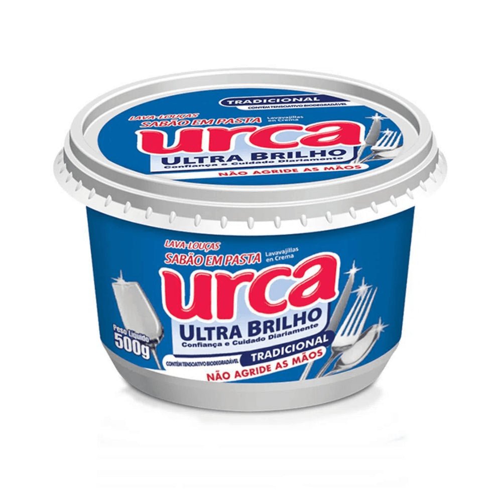 Sabão em pasta Ultra Brilho Tradicional Urca 500g - e - dona