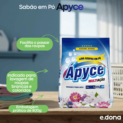 Sabão em Pó Apyce 800g - e - dona