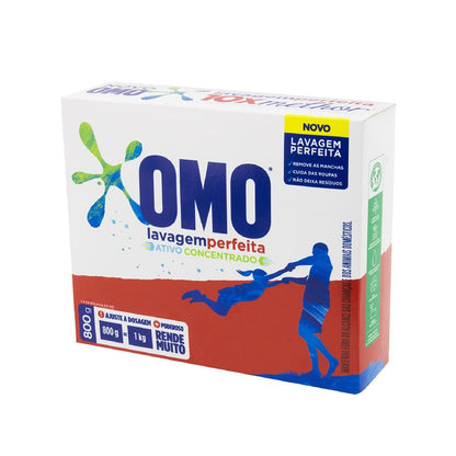 Sabão em Pó Lavagem Perfeita Omo 800g - e - dona
