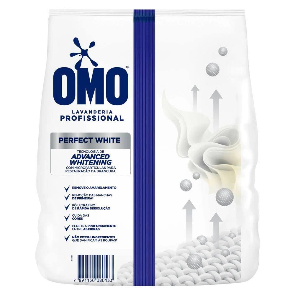 Sabão em Pó OMO Perfect White 4kg - e - dona