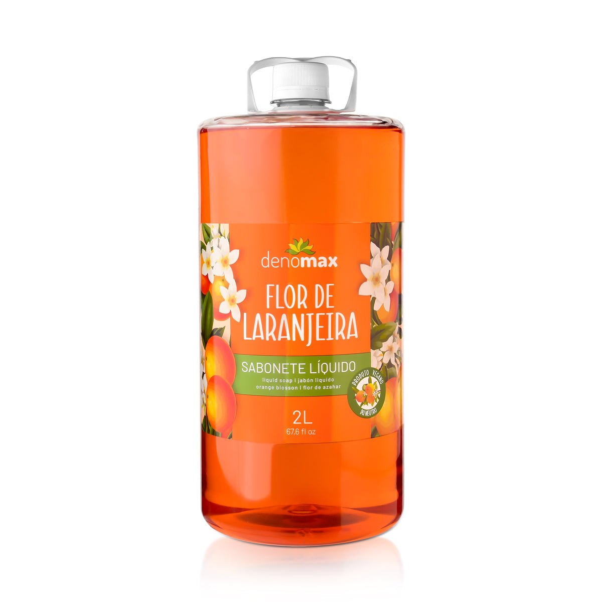 Sabão Líquido 2L Flor de Laranjeira Denomax - e - dona