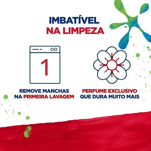 Sabão Líquido Lavagem Perfeita Omo Refil 900ml - e - dona