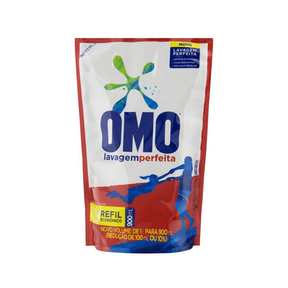 Sabão Líquido Lavagem Perfeita Omo Refil 900ml - e - dona