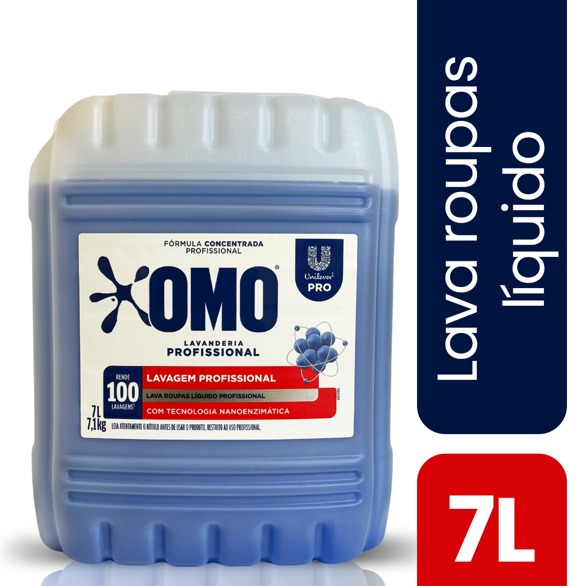 Sabão Líquido Omo Lavanderia profissional 7 Litros - e - dona