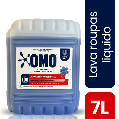 Sabão Líquido Omo Lavanderia profissional 7 Litros - e - dona