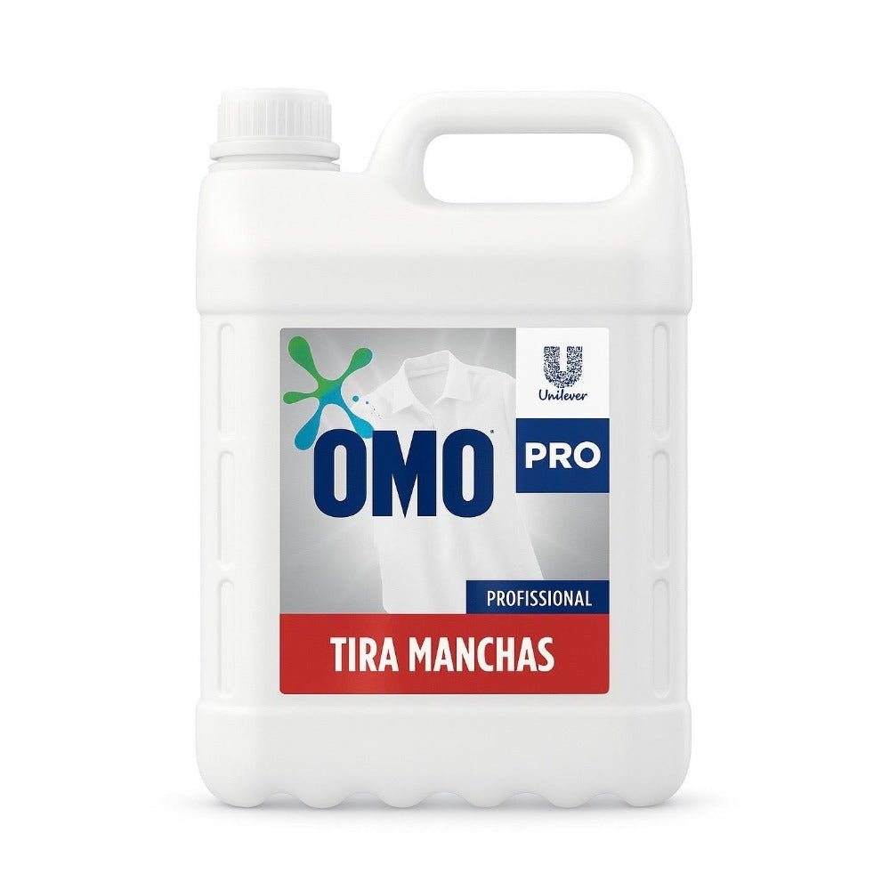 Sabão Líquido Profissional OMO Tira Manchas 5 Litros - e - dona