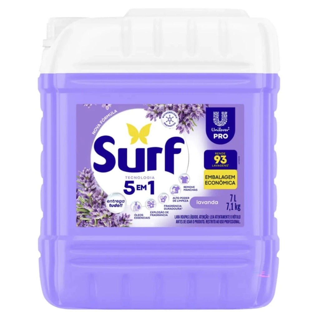 Sabão Líquido Surf Profissional Lavanda 7L - e - dona