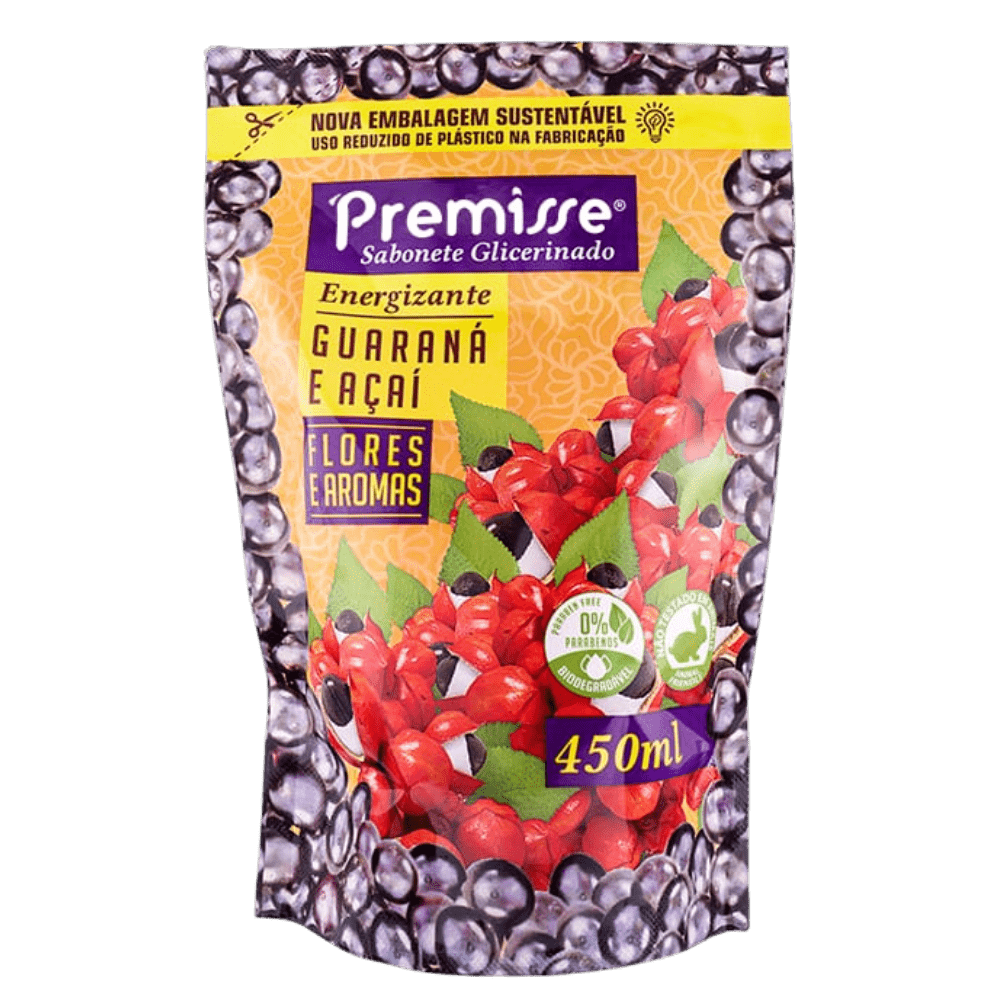 Sabonete 450ml Guaraná e Açaí Premisse - e - dona
