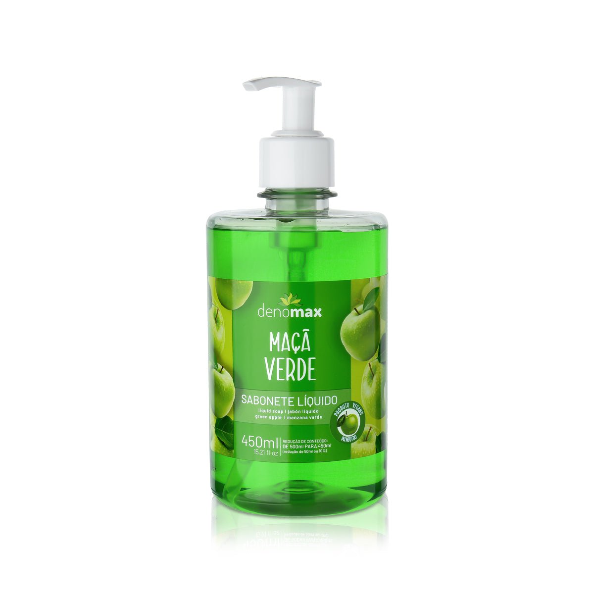 Sabonete 450ml Maçã Verde Denomax - e - dona