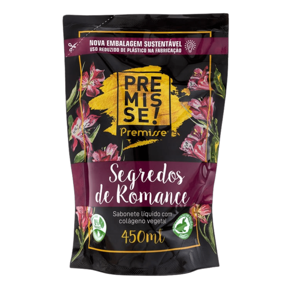 Sabonete 450ml Segredos Romance Premisse - e - dona
