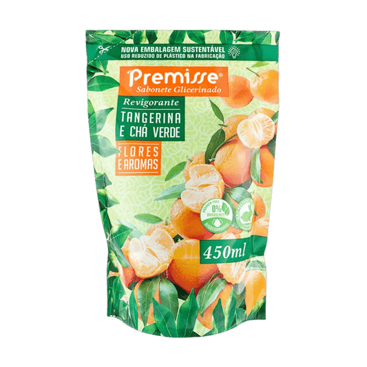 Sabonete 450ml Tangerina & Chá Verde Premisse - e - dona