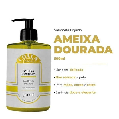 Sabonete 500ml Ameixa Dourada Coala - e - dona
