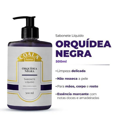 Sabonete 500ml Orquídea Negra Coala - e - dona