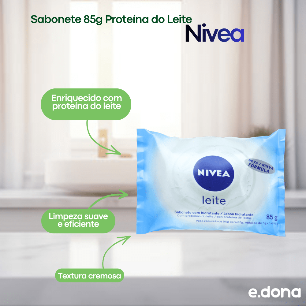Sabonete 85g Proteína do Leite - e - dona