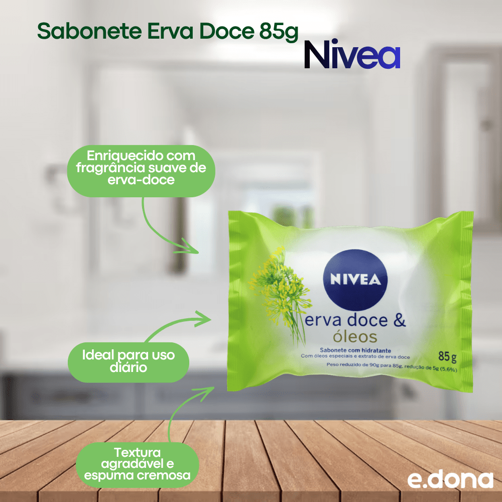 Sabonete Erva Doce 85g Nivea - e - dona