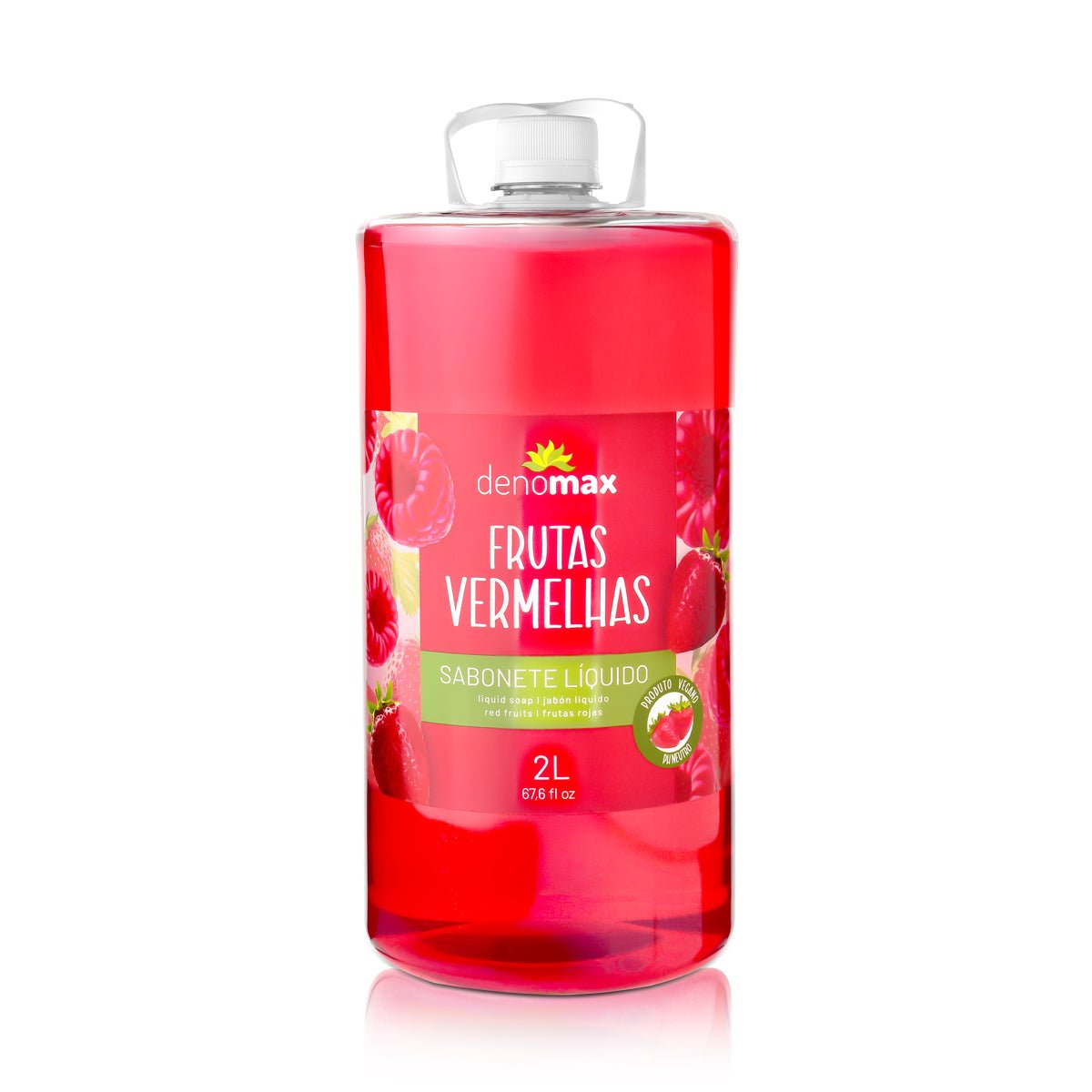 Sabonete Líquido 2 Litros Frutas Vermelhas Denomax - e - dona