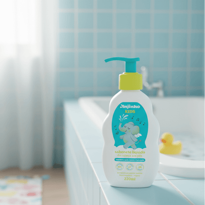 Sabonete Líquido 220ml Anjinho Kids - e - dona