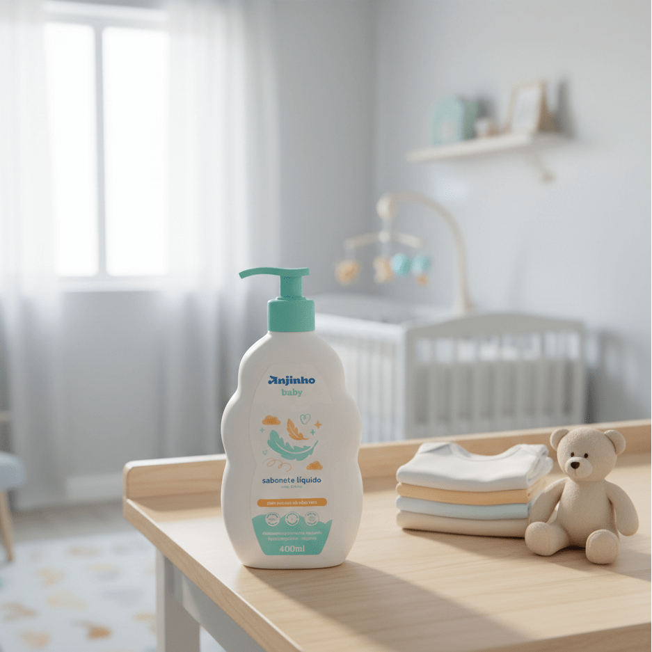 Sabonete Líquido 400ml Anjinho Baby - e - dona
