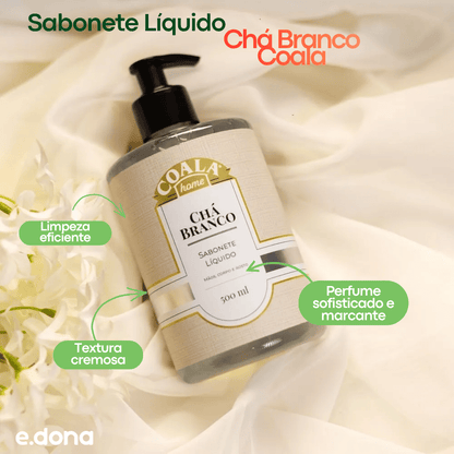 Sabonete Líquido 500ml Chá Branco Coala - e - dona