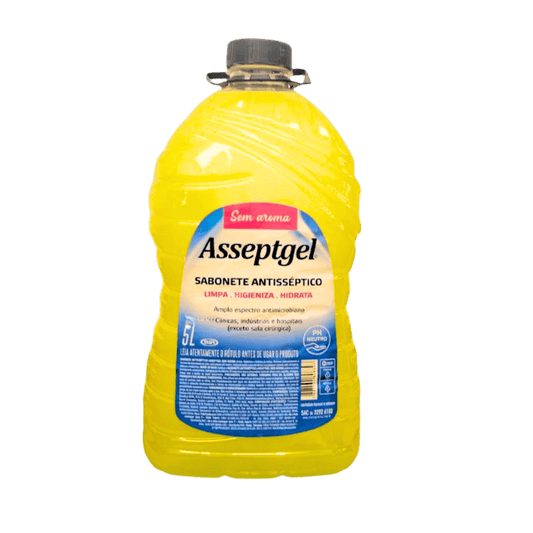 Sabonete Líquido Antisséptico Asseptgel Start 5 litros - e - dona