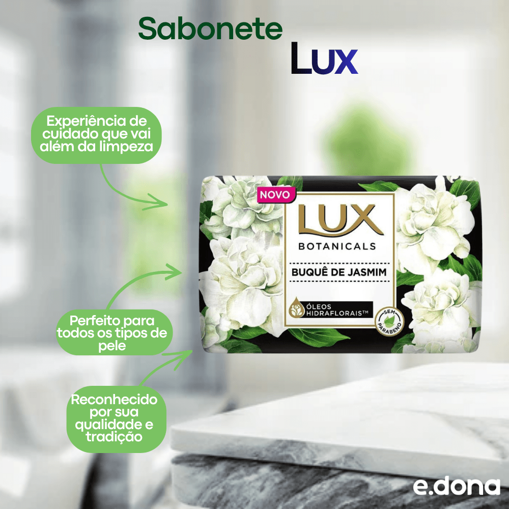 Sabonete Lux Buquê de Jasmim 85g - 1 unidade - e - dona