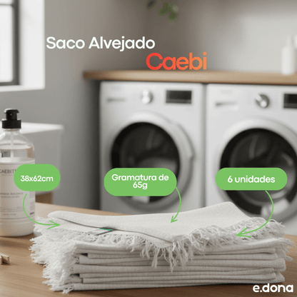 Saco Alvejado 38x62 Caebi 65g - e - dona