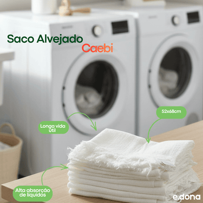 Saco Alvejado 52X68cm Caebi 90g - e - dona