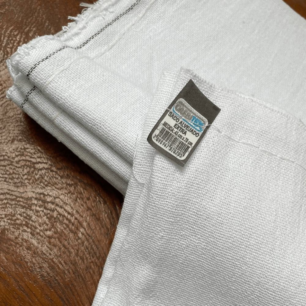Saco Alvejado Especial Extra 45x70cm Caebi 120g/m\ com 6 unidades - e - dona
