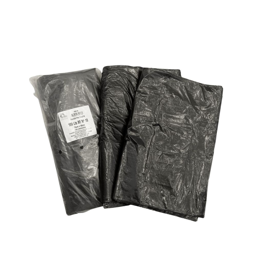 Saco de lixo 100 litros Preto Ordem 10 Tono Vale com 100 unidades - e - dona