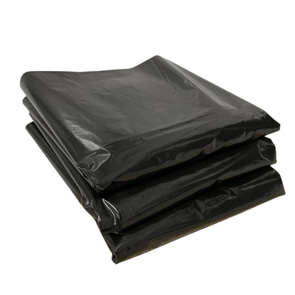 Saco de lixo 100 litros Preto Ordem 18 Boca larga Lemeplas com 100 unidades - e - dona