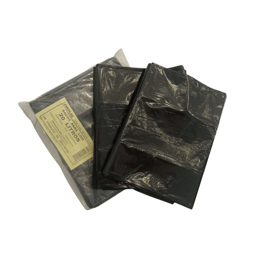 Saco de lixo 20 litros Preto P2 Lemeplas com 100 unidades - e - dona