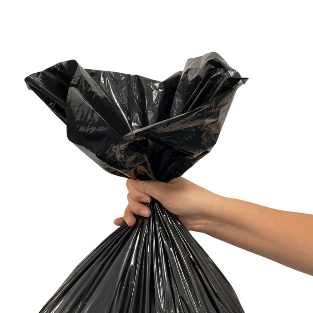 Saco de lixo 20 litros Preto P2 Lemeplas com 100 unidades - e - dona