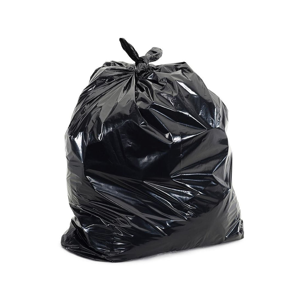Saco de lixo 20 litros Preto P2 Lemeplas com 100 unidades - e - dona