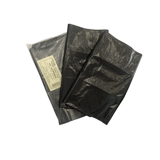 Saco de lixo 40 litros Preto P2 Lemeplas com 100 unidades - e - dona
