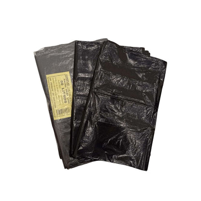 Saco de lixo 60 litros Preto Boca larga Lemeplas com 100 unidades - e - dona