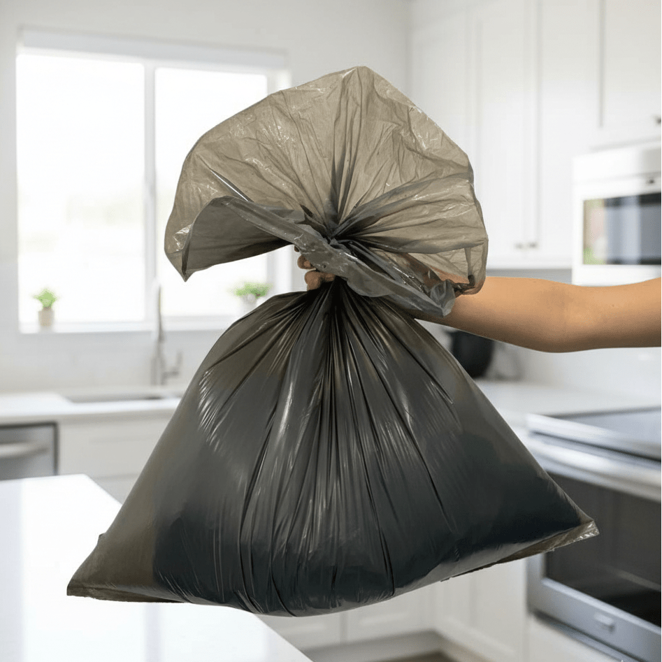 Saco de Lixo Preto 100 Litros Rolo Reciclado Reforçado Zibag - e - dona