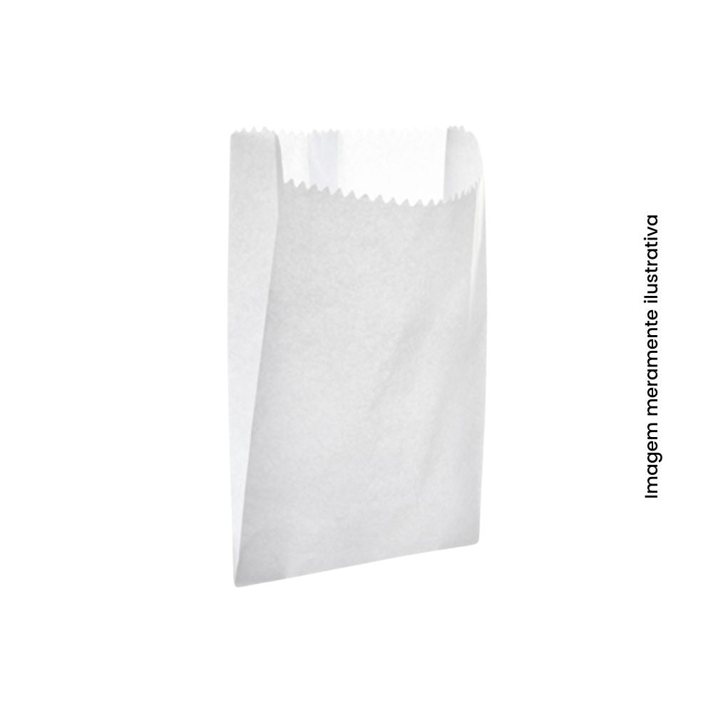 Saco de papel 1/2 kg para lanche 10x18cm Dadu com 500 unidades - e - dona