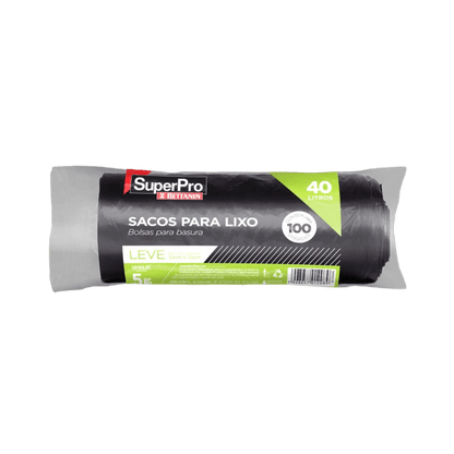 Saco P/ Lixo 40L Preto c/100 unidades Bettanin - e - dona