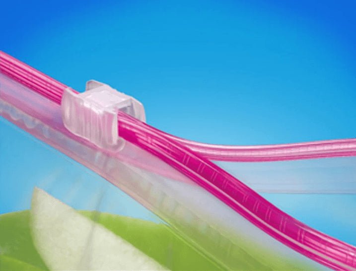 Saco Plástico Médio Expansivo Ziploc com fecho Zip Para Organizar c/ 20 unidades - e - dona