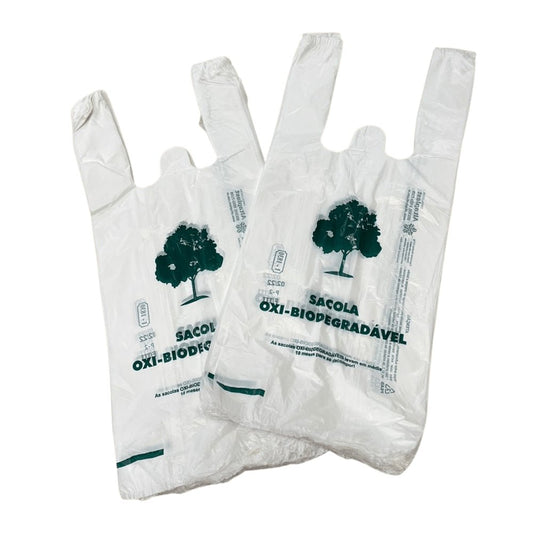 Sacola Oxi - Biodegradável Impressa 30x40 Altaplast com 1.000 unidades - e - dona