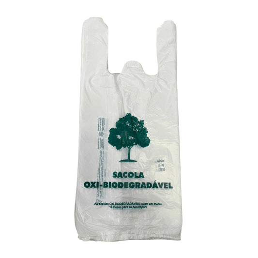 Sacola Oxi - Biodegradável Impressa 38x50 Altaplast com 1.000 unidades - e - dona