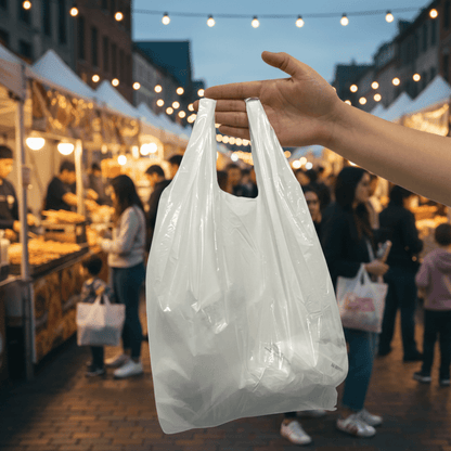 Sacola Plástica Branca 40x50cm Altaplast - Pacote 5kg - e - dona