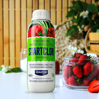 Sanitizante de Frutas e Verduras Startclor 1kg - e - dona
