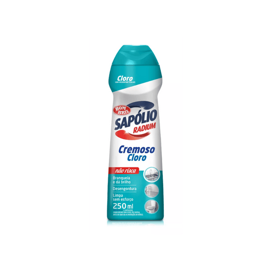Sapólio Cremoso com Cloro Radium 250ml - e - dona