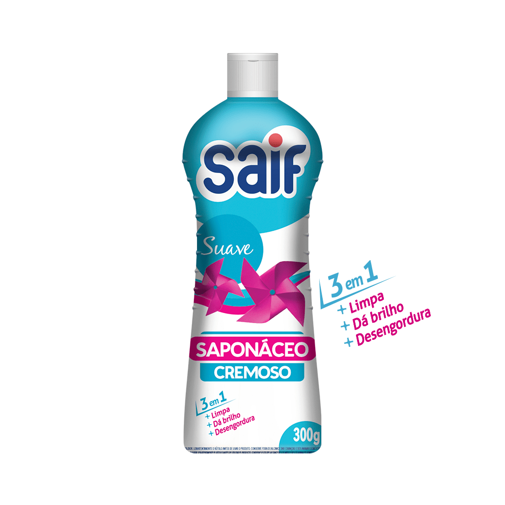 Saponáceo Cremoso Suave 300g Saif - e - dona