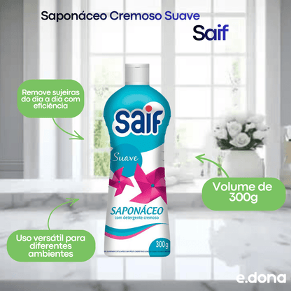 Saponáceo Cremoso Suave 300g Saif - e - dona