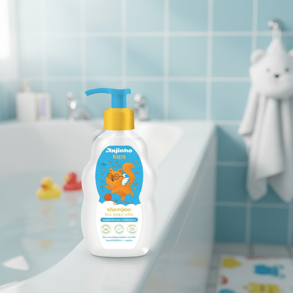 Shampoo Liso Leve e Solto 220ml Kids Anjinho - e - dona