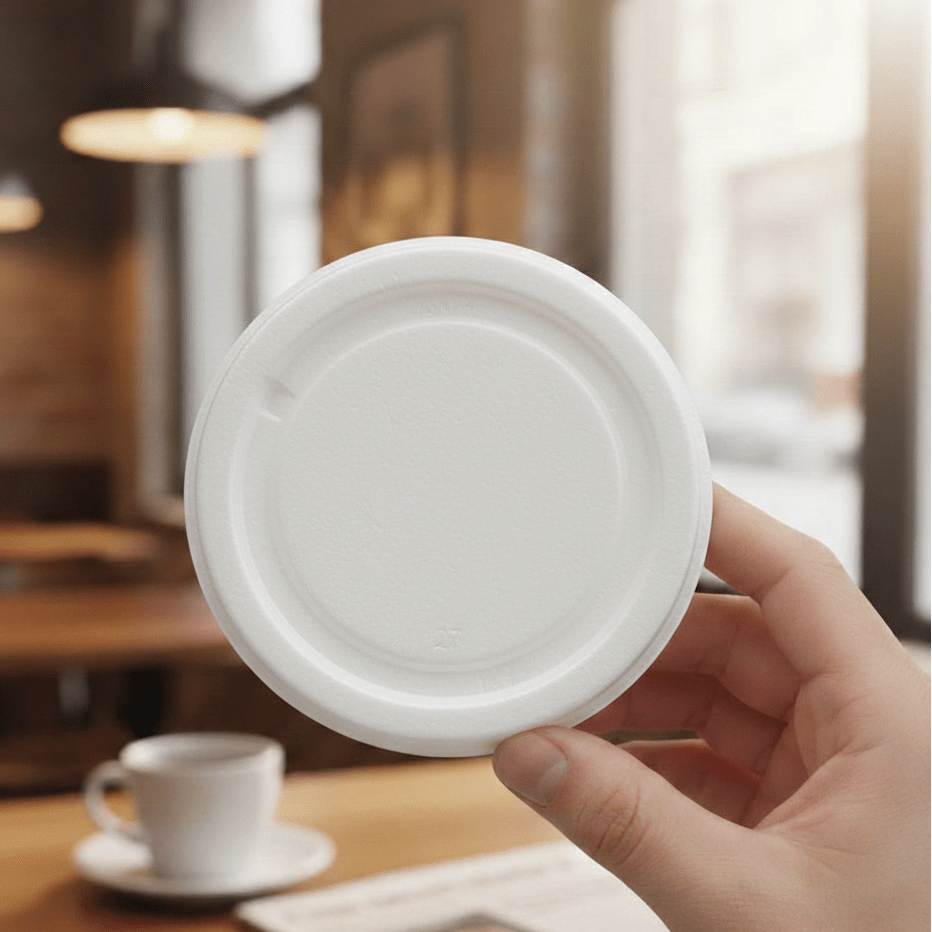 Tampa Descartável para Potes de Isopor 200/300ml Ultratherm 400 Unidades - e - dona