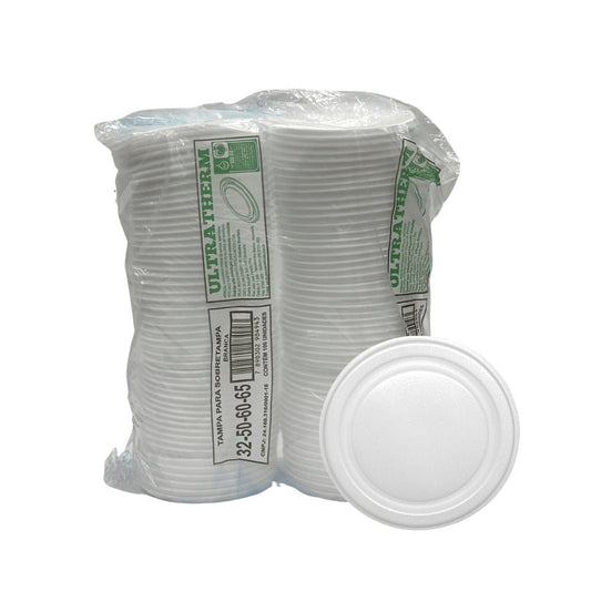 Tampa para marmitex 500/700/750/900ML Ultratherm com 100 unidades - e - dona